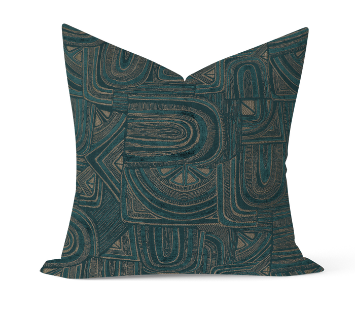 BRUNSCHWIG & FILS Timbre Velvet - Teal