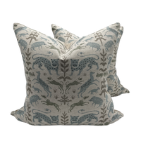 Upcycled Pintura Studio Petite Escorial Pillows-a Pair