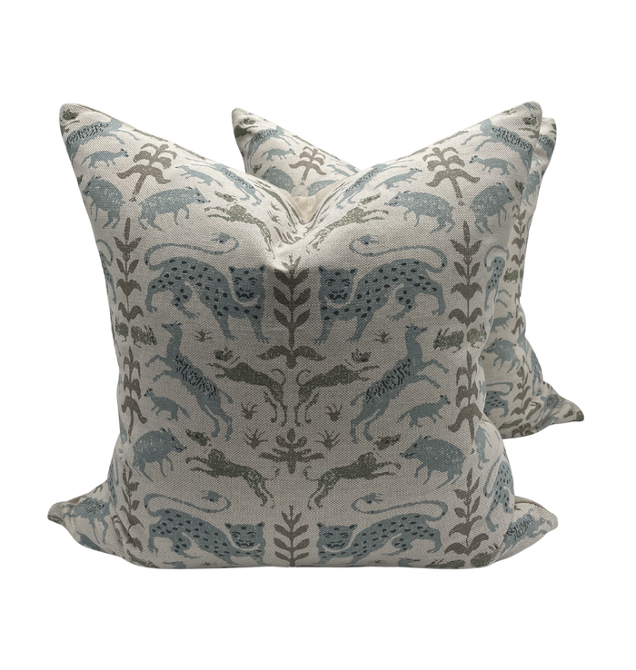 Upcycled Pintura Studio Petite Escorial Pillows-a Pair