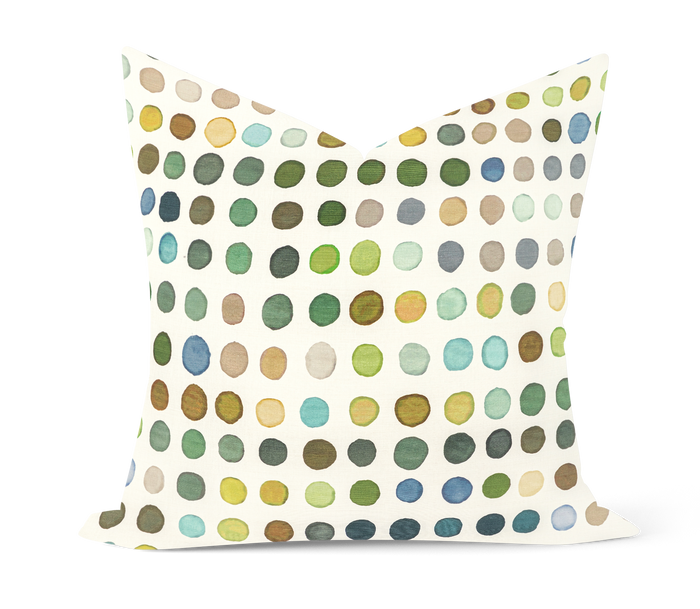 LEE JOFA MODERN Twister Print - Kiwi/Slate Multi