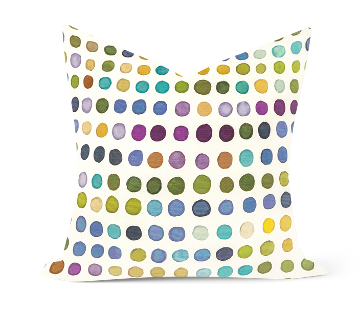 LEE JOFA MODERN Twister Print - Blue/Leaf Multi