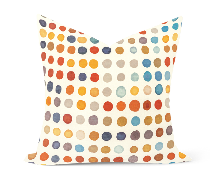 LEE JOFA MODERN Twister Print - Sky/Tang Multi