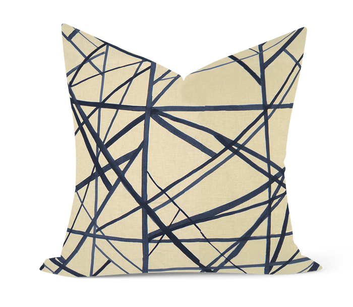 LEE JOFA MODERN | Kelly Wearstler Channels - Periwinkle/Oat Blue