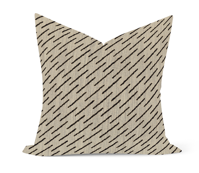 LEE JOFA MODERN | Kelly Wearstler Esker Weave - Ebony/Ivory Beige