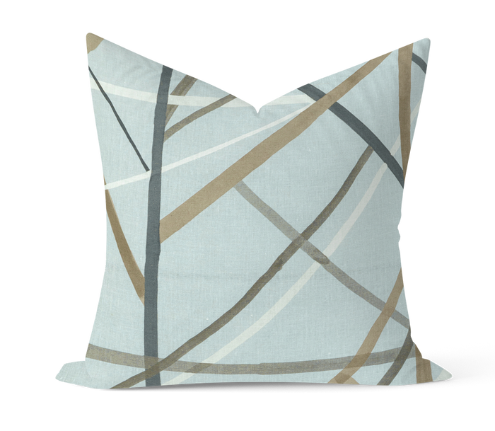 LE JOFA MODERN Simpatico Print - Cinder Blue