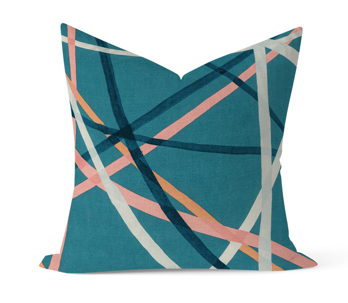 LE JOFA MODERN Simpatico Print - Teal