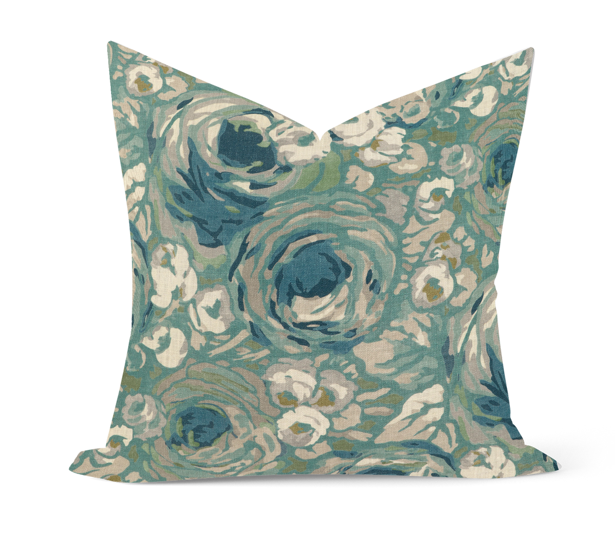 LEE JOFA MODERN Orchard Print - Aqua/Stone Teal
