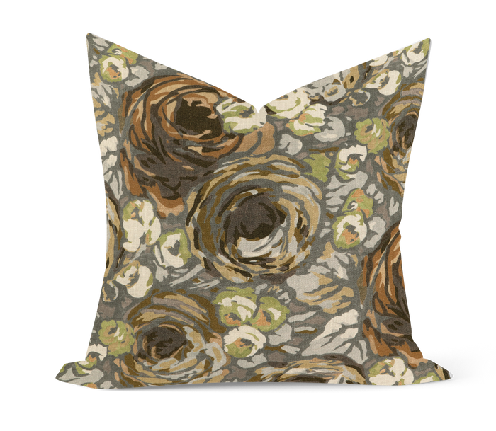 LEE JOFA MODERN Orchard Print - Pebble/Coin Orange