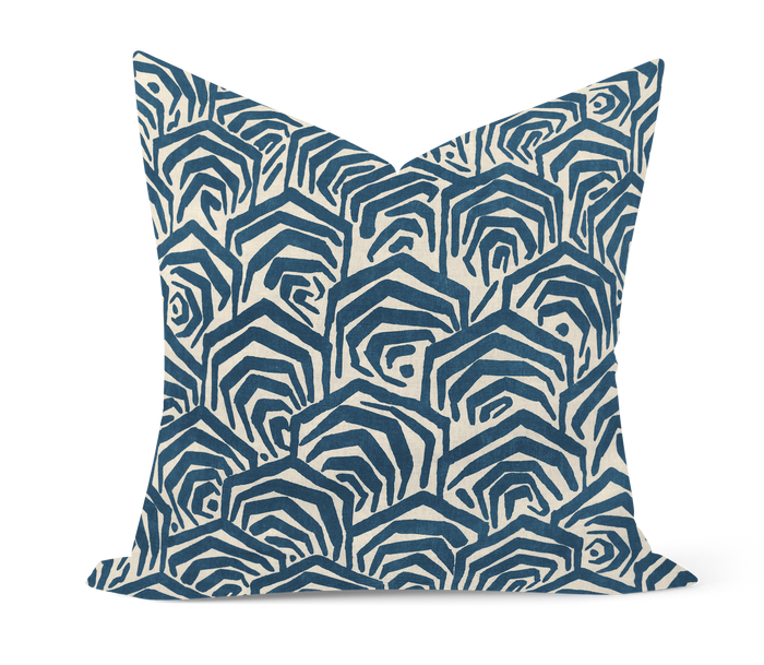 LEE JOFA MODERN Greene Print - Pacific Blue