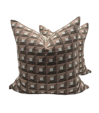 Upcycled Zimmer+Rohde Quadra Pillows Pillows- A Pair